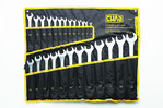 Набір ключів СИЛА ріжково-накидних у чохлі CrV 25 шт. (6-28, 30, 32 мм) 201151