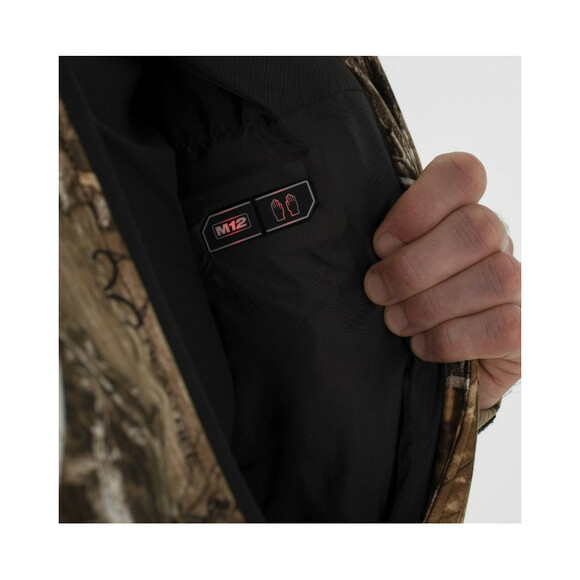Куртка с подогревом Milwaukee размер "L" M12HJCAMO6-201 (с ЗУ и АКБ) изображение 5