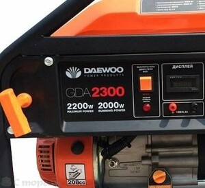 Бензиновый генератор Daewoo GDA2300 изображение 7