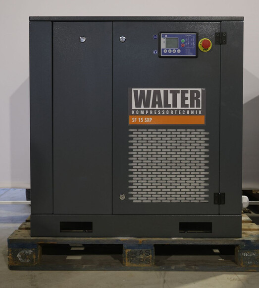 Винтовой компрессор с ременным приводом и инвертором WALTER SF 15/10 SXP изображение 2