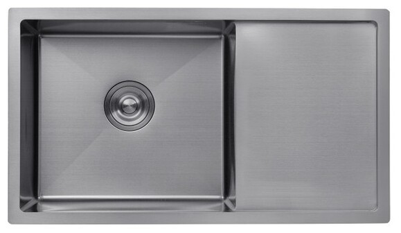 Кухонная мойка Kroner KRP Schwarze-7844HM PVD, 3.0/1.0 мм (CV025277) изображение 3