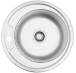 Кухонна мийка Kroner KRP Dekor-490, 0.8 мм (CV022765)