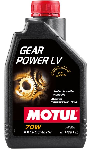 Трансмиссионное масло Motul Gear Power LV SAE 70W, 1 л (111131)