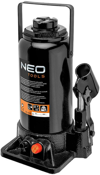 Домкрат Neo Tools, гідравлічний пляшковий, 15т, 230-460 мм (10-455)