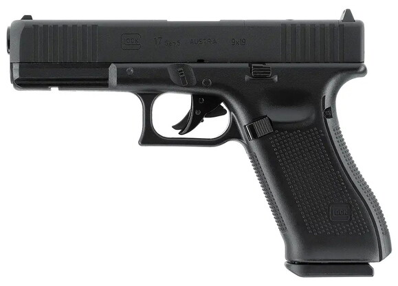 Пневматичний пістолет Umarex Glock 17 Gen5 MOS, калібр 4.5 мм, Pellet (3986.04.74)