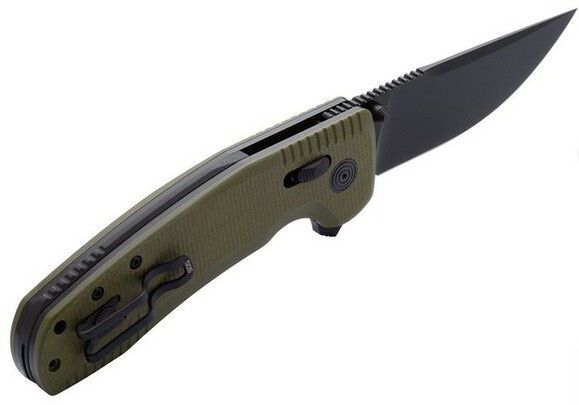 Складной нож SOG TAC XR, OD Green/Straight Edge (SOG 12-38-02--41) изображение 3