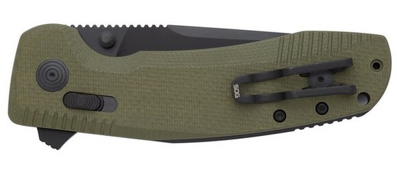 Складной нож SOG TAC XR, OD Green/Straight Edge (SOG 12-38-02--41) изображение 4