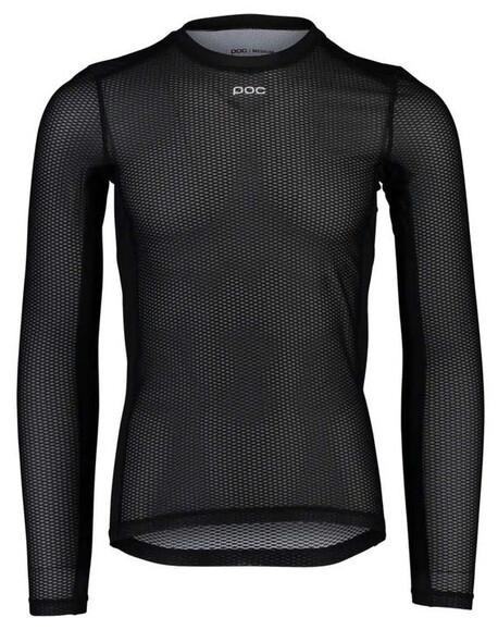 Термофутболка чоловіча велосипедна POC Essential Layer LS Jersey, L (uranium black) (7325549970113)