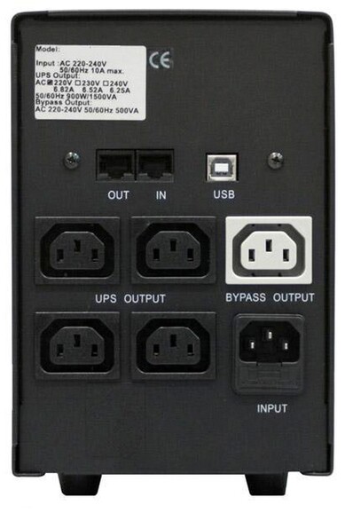 Джерело безперебійного живлення Powercom BNT-1200AP USB фото 2