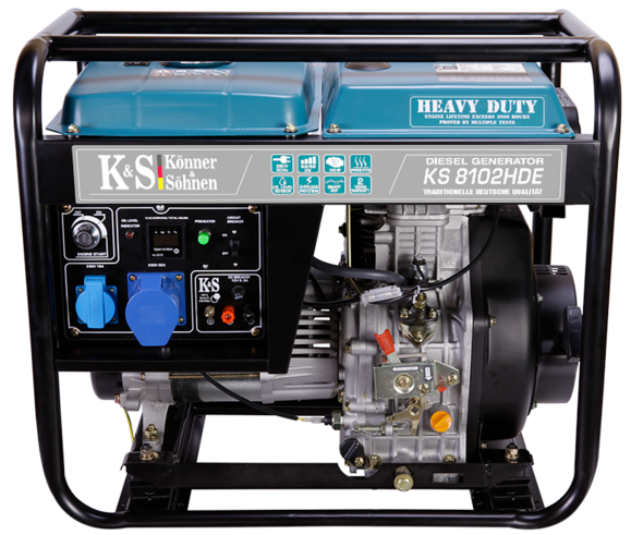 Дизельный генератор Konner&Sohnen KS 8102HDE (EURO II) изображение 2