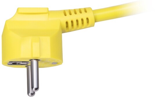 Сетевой удлинитель 2Е 4XSchuko на катушке ІР20" 3G 1.5 мм, 50 м серо-желтый (2E-U04REM50M) изображение 4