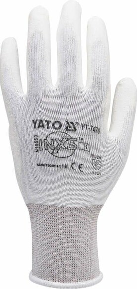 Перчатки Yato NYLON 10 (YT-7470) изображение 2