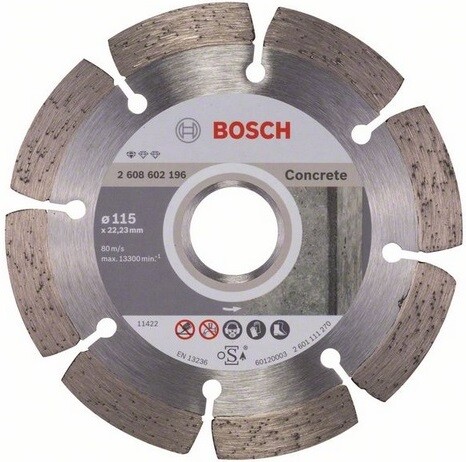 

Алмазный диск Bosch Standard for Concrete 115-22,23 мм (2608602196)