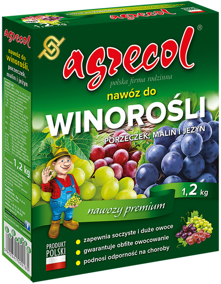 Добриво для винограду малини і смородини Agrecol, 12-10-23 (218)