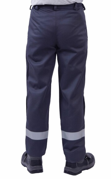 Рабочие брюки сварщика Free Work Fenix серо-синие р.60-62/3-4 (61382) изображение 2