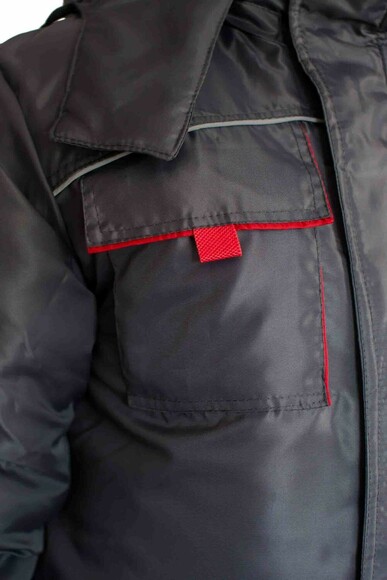 Куртка робоча утеплена Free Work Спецназ сіра р.48-50/3-4/M (56726) фото 3