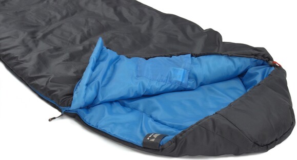 Спальный мешок High Peak Lite Pak 1200/+5°C Anthra/Blue Left (23277) (928922) изображение 4