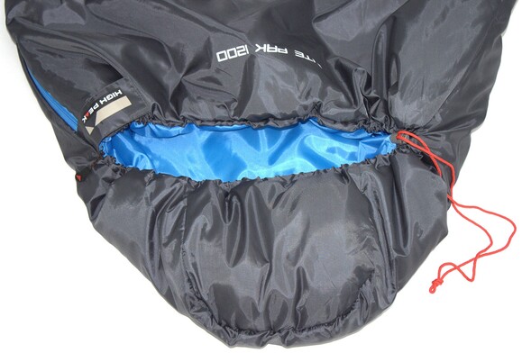 Спальный мешок High Peak Lite Pak 1200/+5°C Anthra/Blue Left (23277) (928922) изображение 5