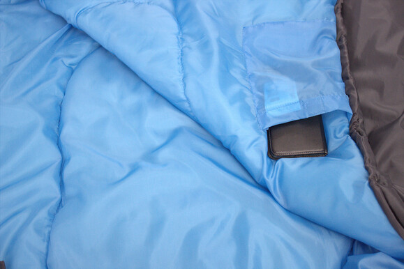 Спальный мешок High Peak Lite Pak 1200/+5°C Anthra/Blue Left (23277) (928922) изображение 6