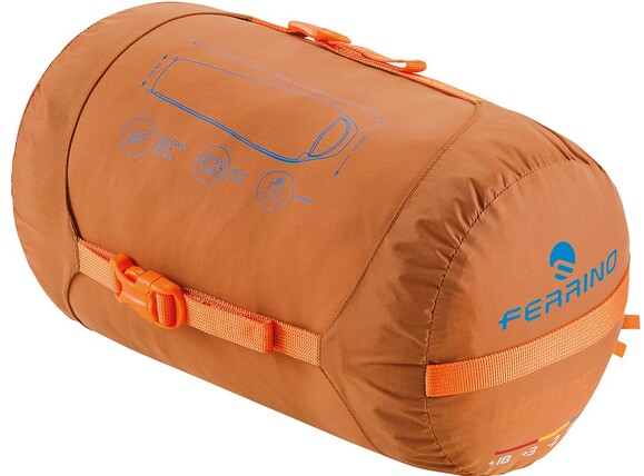 Спальный мешок Ferrino Lightec 500 Duvet/+7°C Russet Left (86699IAA) изображение 3