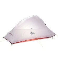Палатка облегченная одноместная Naturehike Сloud Up 1 Updated NH18T010-T серая