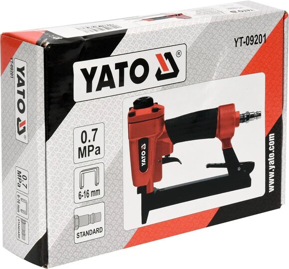 Степлер пневматический Yato 6-16 мм (YT-09201) изображение 3
