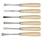 Набор фигурных стамесок Vorel с деревянными ручками (25700) 6 шт