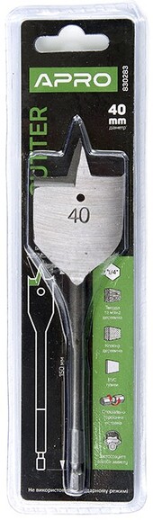 Сверло перьевое APRO Cutter 40 мм, длина 150 мм (830283) изображение 3