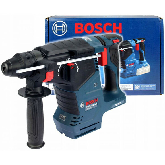Аккумуляторный перфоратор Bosch GBH 187-LI Solo (0611923020) (без АКБ и ЗУ) изображение 14