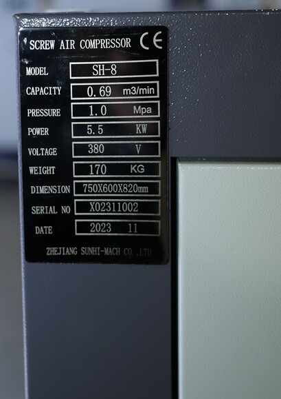 Винтовой компрессор Mast SH-8 изображение 10