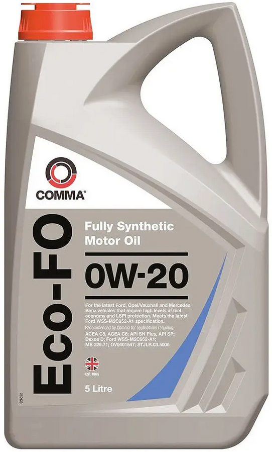 

Моторна олива Comma ECO-FO 0W-20, 5 л (ECOFO5L)