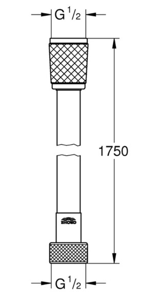 Шланг для душа Grohe VitalioFlex Trend, 1750 мм (28742002) (CV032478) изображение 2