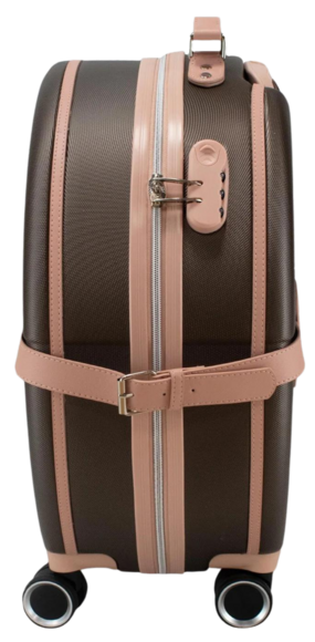 Чемодан Semi Line 20 (S) Brown/Pink Cream T5673-2 (DAS302678) изображение 4