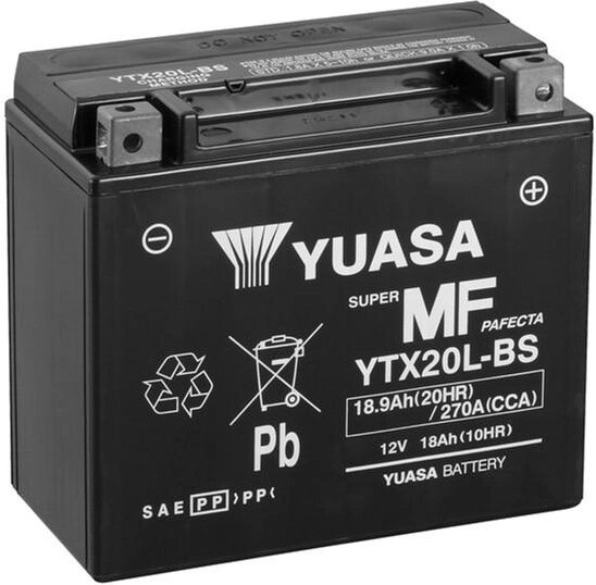 

Мото аккумулятор Yuasa (YTX20L-BS)