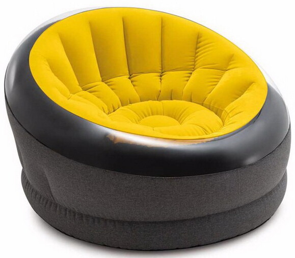 Надувное кресло Intex Empire Chair, 112x109x69 см, жёлтое (68582-5)