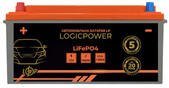 Автомобільний акумулятор Logicpower LiFePO4 BMS 1400 А, 12.8В, 160 Аг (24770)