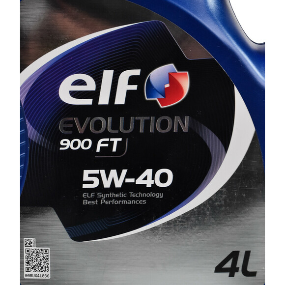 Моторное масло Elf Evolution 900 FT 5W-40, 4 л (216684) изображение 4