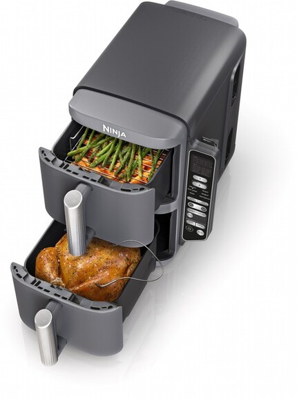 Мультипечь Ninja Double Stack XL 2-Level Hot Air Fryer with Smart Cook System (SL451EU) изображение 13