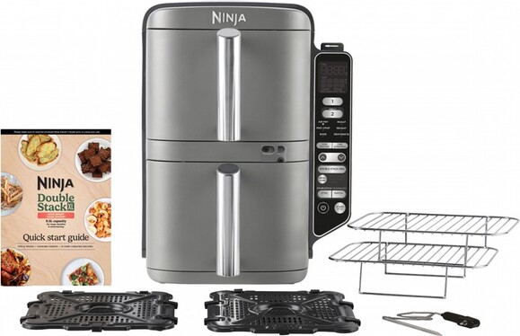 Мультипечь Ninja Double Stack XL 2-Level Hot Air Fryer with Smart Cook System (SL451EU) изображение 19