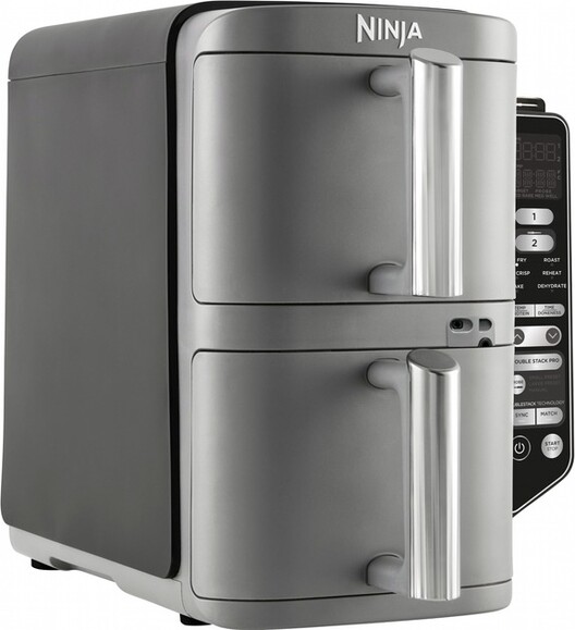 Мультипечь Ninja Double Stack XL 2-Level Hot Air Fryer with Smart Cook System (SL451EU) изображение 4