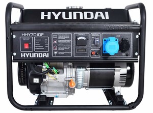 Бензиновий генератор Hyundai HHY 7010 F фото 2