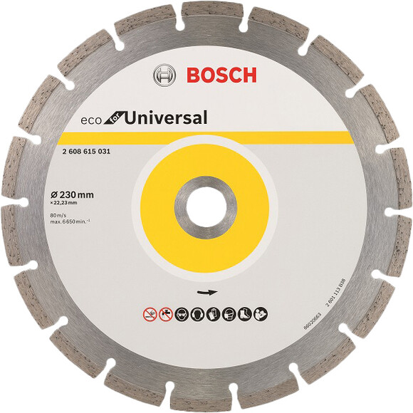 Алмазний диск Bosch ECO Universal 230-22,23 (2608615031)