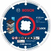 Алмазний диск по металу Bosch X-LOCK Expert for Multi-Material, 125x22,23 мм (2608900533)