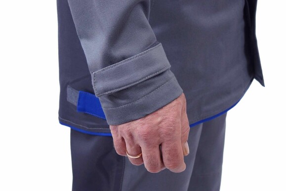 Робоча куртка зварювальника Ardon Fenix сіра з синім р.52-54/3-4 (61387) фото 4