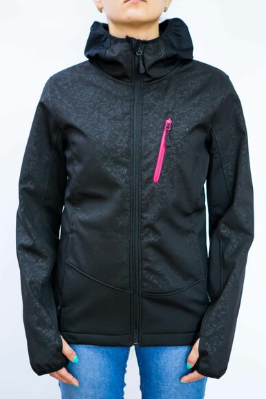 Куртка жіноча трекінгова мод.ROSE, вітро/водонепроникна, чорного кольору, р.L ARDON 51212 изображение 3