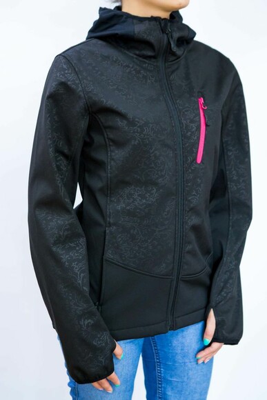 Куртка жіноча трекінгова мод.ROSE, вітро/водонепроникна, чорного кольору, р.L ARDON 51212 изображение 2