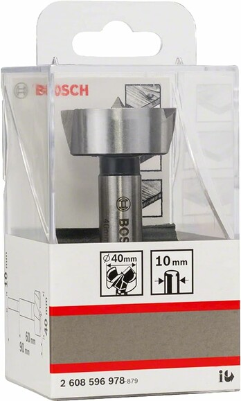 Сверло Форстнера по дереву Bosch 40х90 мм (2608596978) изображение 2