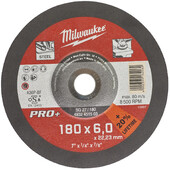 Диск зачистной по металлу Milwaukee SG 27/180х6 PRO+, Ø180мм (4932451503)