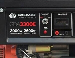 Бензиновый генератор Daewoo GDA3300E изображение 6