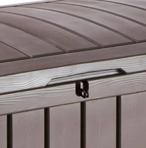 Садовый сундук Keter Glenwood Deck Box 390 л, коричневый (230399) изображение 3